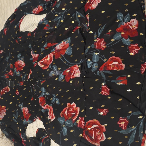 Torrid Mini Blouson Sleeve Skater Dress Nwt - Picture 2 of 4